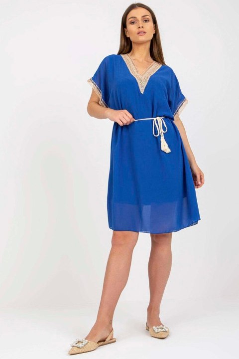 Sukienka Model DHJ-SK-1508.12 Dark Blue - Italy Moda - uniwersalny