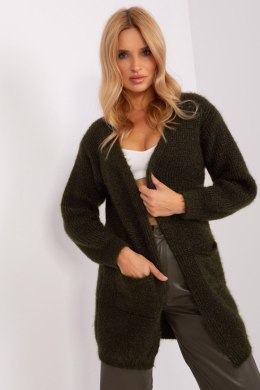 Sweter Kardigan Model DHJ-SW-1009.09P Dark Khaki - Italy Moda - uniwersalny