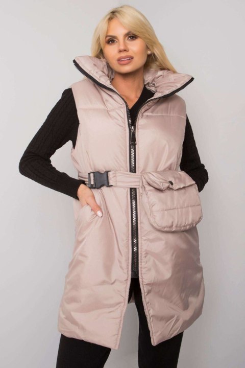 Kamizelka Model EM-KZ-612.22X Beige - Ex Moda - S/M Kamizelka Model EM-KZ-612.22X Beige - Ex Moda - S/M