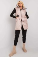 Kamizelka Model EM-KZ-612.22X Beige - Ex Moda - S/M Kamizelka Model EM-KZ-612.22X Beige - Ex Moda - S/M
