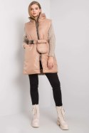 Kamizelka Model EM-KZ-612.22X Dark Beige - Ex Moda - S/M Kamizelka Model EM-KZ-612.22X Dark Beige - Ex Moda - S/M