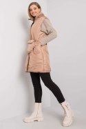 Kamizelka Model EM-KZ-612.22X Dark Beige - Ex Moda - S/M Kamizelka Model EM-KZ-612.22X Dark Beige - Ex Moda - S/M