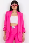 Marynarka Model DHJ-MA-7684.15P Fluo Pink - Italy Moda - L