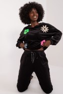 Spodnie Komplet Model DHJ-KMPL-8655.05 Black - Italy Moda - uniwersalny Spodnie Komplet Model DHJ-KMPL-8655.05 Black - Italy Moda - uniwersalny