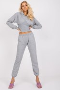 Spodnie Komplet Model EM-KMPL-378.04 Grey - Ex Moda - M Spodnie Komplet Model EM-KMPL-378.04 Grey - Ex Moda - M