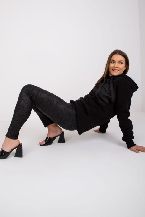 Spodnie Komplet Model EM-KMPL-615.33 Black - Ex Moda - S/M Spodnie Komplet Model EM-KMPL-615.33 Black - Ex Moda - S/M