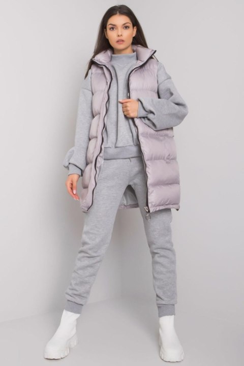 Spodnie Komplet Model EM-KMPL-647.00P Grey - Ex Moda - S/M Spodnie Komplet Model EM-KMPL-647.00P Grey - Ex Moda - S/M