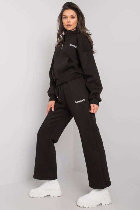 Spodnie Komplet Model EM-KMPL-708.16 Black - Ex Moda - S/M Spodnie Komplet Model EM-KMPL-708.16 Black - Ex Moda - S/M