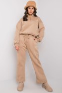 Spodnie Komplet Model EM-KMPL-708.16 Dark Beige - Ex Moda - S/M Spodnie Komplet Model EM-KMPL-708.16 Dark Beige - Ex Moda - S/M
