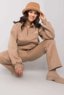 Spodnie Komplet Model EM-KMPL-708.16 Dark Beige - Ex Moda - S/M Spodnie Komplet Model EM-KMPL-708.16 Dark Beige - Ex Moda - S/M