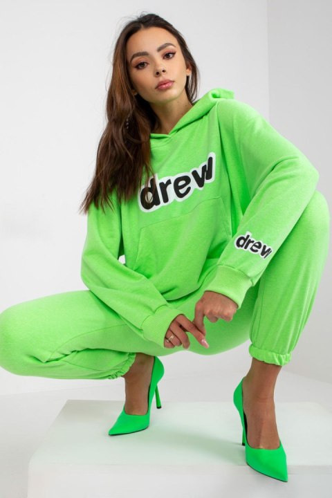 Spodnie Komplet Model EM-KMPL-727.05X Fluo Green - Ex Moda - uniwersalny Spodnie Komplet Model EM-KMPL-727.05X Fluo Green - Ex Moda - uniwersalny