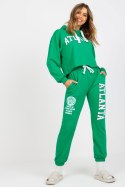 Spodnie Komplet Model EM-KMPL-734.35P Green - Ex Moda - uniwersalny Spodnie Komplet Model EM-KMPL-734.35P Green - Ex Moda - uniwersalny