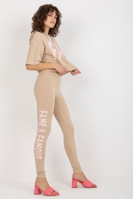 Spodnie Komplet Model EM-KMPL-735.10 Beige - Ex Moda - uniwersalny