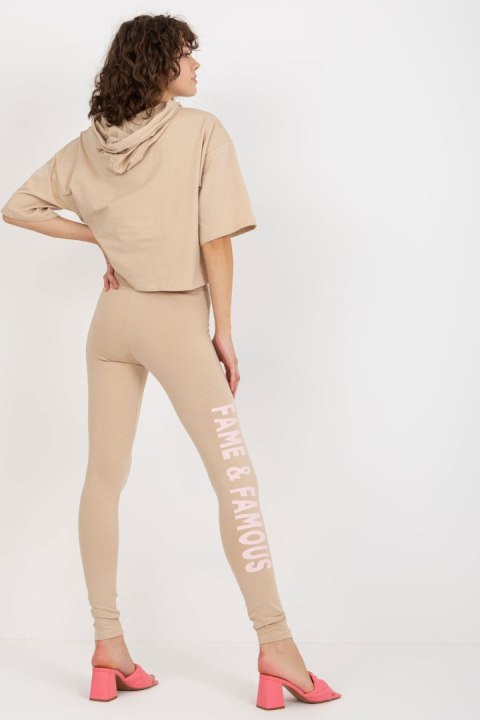 Spodnie Komplet Model EM-KMPL-735.10 Beige - Ex Moda - uniwersalny Spodnie Komplet Model EM-KMPL-735.10 Beige - Ex Moda - uniwersalny