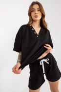 Spodnie Komplet Model EM-KMPL-743.27X Black - Ex Moda - uniwersalny Spodnie Komplet Model EM-KMPL-743.27X Black - Ex Moda - uniwersalny