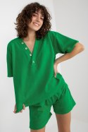 Spodnie Komplet Model EM-KMPL-743.27X Green - Ex Moda - uniwersalny Spodnie Komplet Model EM-KMPL-743.27X Green - Ex Moda - uniwersalny