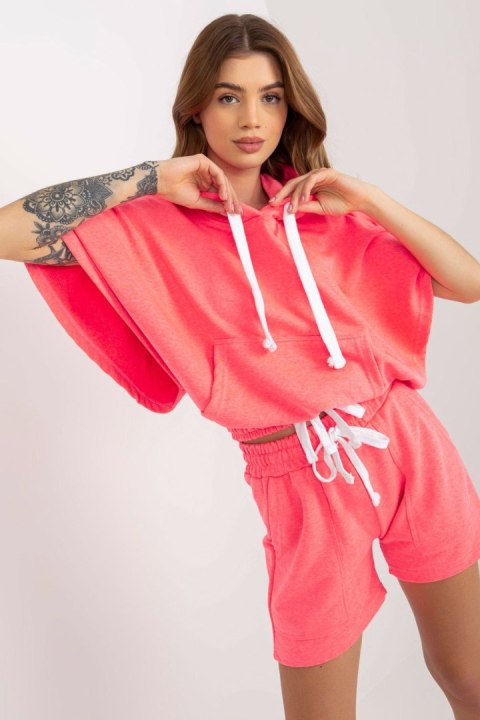 Spodnie Komplet Model EM-KMPL-744.88P Fluo Pink - Ex Moda - uniwersalny Spodnie Komplet Model EM-KMPL-744.88P Fluo Pink - Ex Moda - uniwersalny
