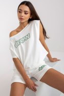 Spodnie Komplet Model EM-KMPL-745.37P White - Ex Moda - uniwersalny Spodnie Komplet Model EM-KMPL-745.37P White - Ex Moda - uniwersalny