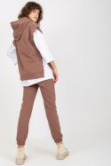 Spodnie Komplet Model EM-KMPL-764.64 Brown - Ex Moda - uniwersalny Spodnie Komplet Model EM-KMPL-764.64 Brown - Ex Moda - uniwersalny
