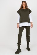 Spodnie Komplet Model EM-KMPL-764.64 Khaki - Ex Moda - uniwersalny Spodnie Komplet Model EM-KMPL-764.64 Khaki - Ex Moda - uniwersalny