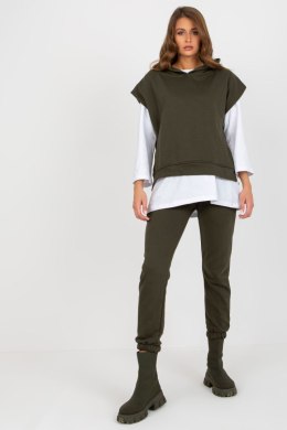 Spodnie Komplet Model EM-KMPL-764.64 Khaki - Ex Moda - uniwersalny