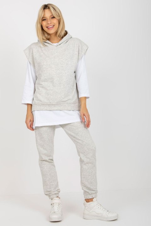 Spodnie Komplet Model EM-KMPL-764.64 Light Grey - Ex Moda - uniwersalny Spodnie Komplet Model EM-KMPL-764.64 Light Grey - Ex Moda - uniwersalny