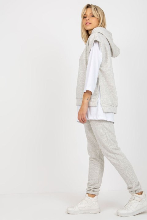 Spodnie Komplet Model EM-KMPL-764.64 Light Grey - Ex Moda - uniwersalny Spodnie Komplet Model EM-KMPL-764.64 Light Grey - Ex Moda - uniwersalny