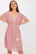 Sukienka Model DHJ-SK-1508.12 Light Pink - Italy Moda - uniwersalny