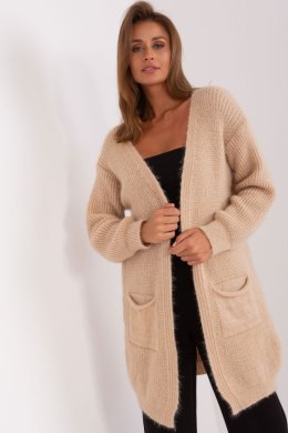 Sweter Kardigan Model DHJ-SW-1009.09P Beige - Italy Moda - uniwersalny