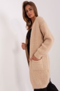 Sweter Kardigan Model DHJ-SW-1009.09P Beige - Italy Moda - uniwersalny