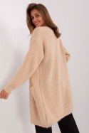 Sweter Kardigan Model DHJ-SW-1009.09P Beige - Italy Moda - uniwersalny