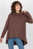 Bluza Damska Model EM-BL-U293.95 Dark Brown - Ex Moda - uniwersalny Bluza Damska Model EM-BL-U293.95 Dark Brown - Ex Moda - uniwersalny