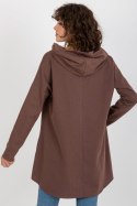 Bluza Damska Model EM-BL-U293.95 Dark Brown - Ex Moda - uniwersalny Bluza Damska Model EM-BL-U293.95 Dark Brown - Ex Moda - uniwersalny