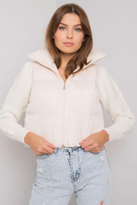 Kamizelka Model EM-KZ-898.30 Ecru - Ex Moda - L/XL Kamizelka Model EM-KZ-898.30 Ecru - Ex Moda - L/XL