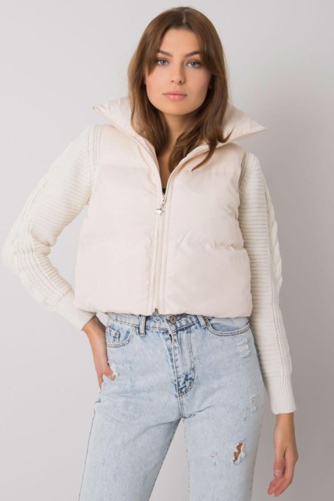 Kamizelka Model EM-KZ-898.30 Ecru - Ex Moda - L/XL Kamizelka Model EM-KZ-898.30 Ecru - Ex Moda - L/XL