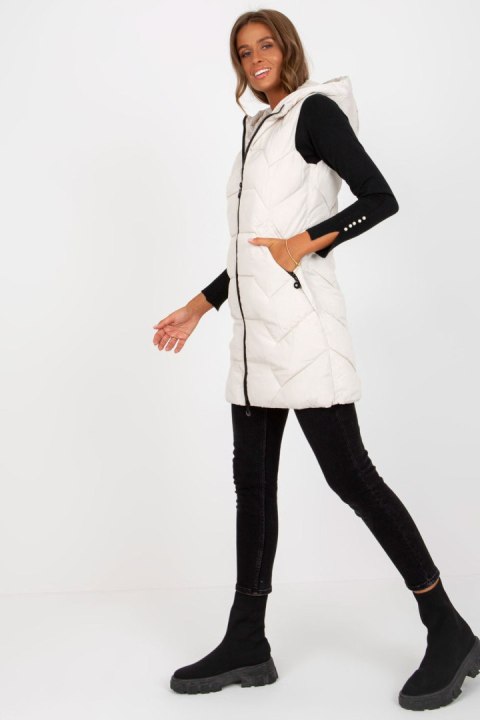 Kamizelka Model NM-KZ-P22-6618.92P Light Beige - NM - L Kamizelka Model NM-KZ-P22-6618.92P Light Beige - NM - L