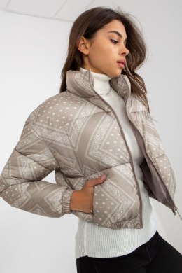 Kurtka Damska Model NM-KR-P22-6631.98P Dark Beige - NM - s