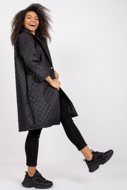 Płaszcz Damska Model EM-PL-655.91 Black - Ex Moda - M Płaszcz Damska Model EM-PL-655.91 Black - Ex Moda - M