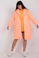 Płaszcz Damski Model EM-PL-655.91 Brzoskwinia - Ex Moda - S Płaszcz Damski Model EM-PL-655.91 Brzoskwinia - Ex Moda - S