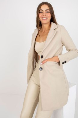 Płaszcz Damski Model YP-PL-cwd0449.64 Light Beige - Yups - XL