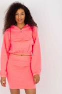 Spódnica Komplet Model EM-KMPL-705.25 Fluo Pink - Ex Moda - uniwersalny Spódnica Komplet Model EM-KMPL-705.25 Fluo Pink - Ex Moda - uniwersalny
