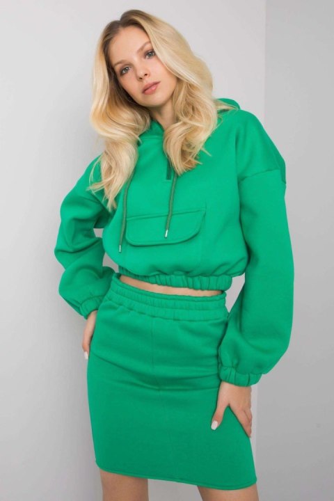 Spódnica Komplet Model EM-KMPL-705.25 Green - Ex Moda - uniwersalny Spódnica Komplet Model EM-KMPL-705.25 Green - Ex Moda - uniwersalny