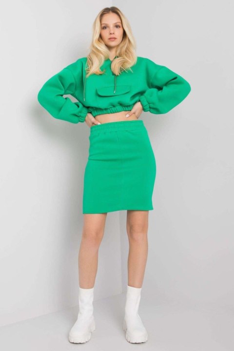 Spódnica Komplet Model EM-KMPL-705.25 Green - Ex Moda - uniwersalny Spódnica Komplet Model EM-KMPL-705.25 Green - Ex Moda - uniwersalny