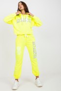 Spodnie Komplet Model EM-KMPL-734.35P Fluo Yellow - Ex Moda - uniwersalny Spodnie Komplet Model EM-KMPL-734.35P Fluo Yellow - Ex Moda - uniwersalny