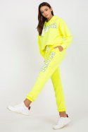 Spodnie Komplet Model EM-KMPL-734.35P Fluo Yellow - Ex Moda - uniwersalny Spodnie Komplet Model EM-KMPL-734.35P Fluo Yellow - Ex Moda - uniwersalny