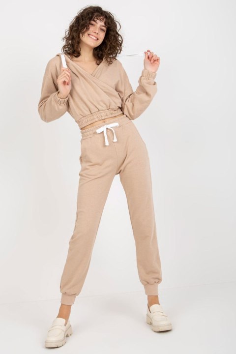 Spodnie Komplet Model EM-KMPL-747.06P Beige - Ex Moda - uniwersalny Spodnie Komplet Model EM-KMPL-747.06P Beige - Ex Moda - uniwersalny