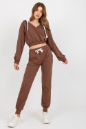 Spodnie Komplet Model EM-KMPL-747.06P Brown - Ex Moda - uniwersalny Spodnie Komplet Model EM-KMPL-747.06P Brown - Ex Moda - uniwersalny