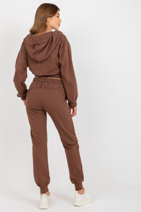 Spodnie Komplet Model EM-KMPL-747.06P Brown - Ex Moda - uniwersalny Spodnie Komplet Model EM-KMPL-747.06P Brown - Ex Moda - uniwersalny