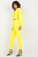 Spodnie Komplet Model EM-KMPL-747.06P Fluo Yellow - Ex Moda - uniwersalny Spodnie Komplet Model EM-KMPL-747.06P Fluo Yellow - Ex Moda - uniwersalny