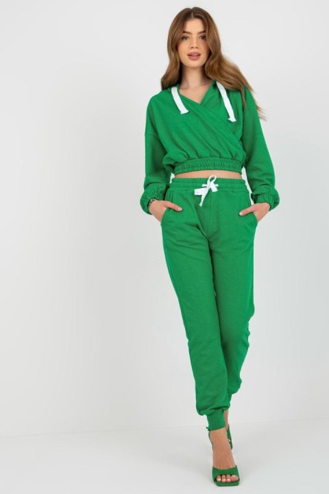 Spodnie Komplet Model EM-KMPL-747.06P Green - Ex Moda - uniwersalny Spodnie Komplet Model EM-KMPL-747.06P Green - Ex Moda - uniwersalny